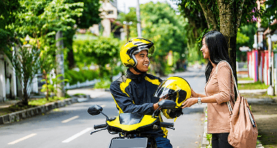 Bike taxi service for fast urban commutes in Uber Clone App